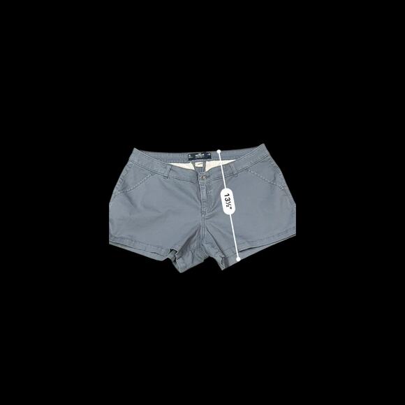 Hollister Low Rise Short 3" Womens‎ 32 Blue Chino Summer Casual Flat Front NWT - Picture 5 of 8